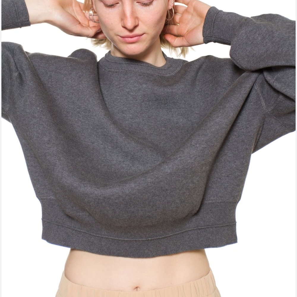 NEW BP Bat Wing Sleeve Crop Crewneck Sweatshirt Size XS